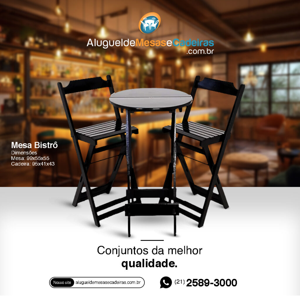 Jogo de Mesa bistrô 