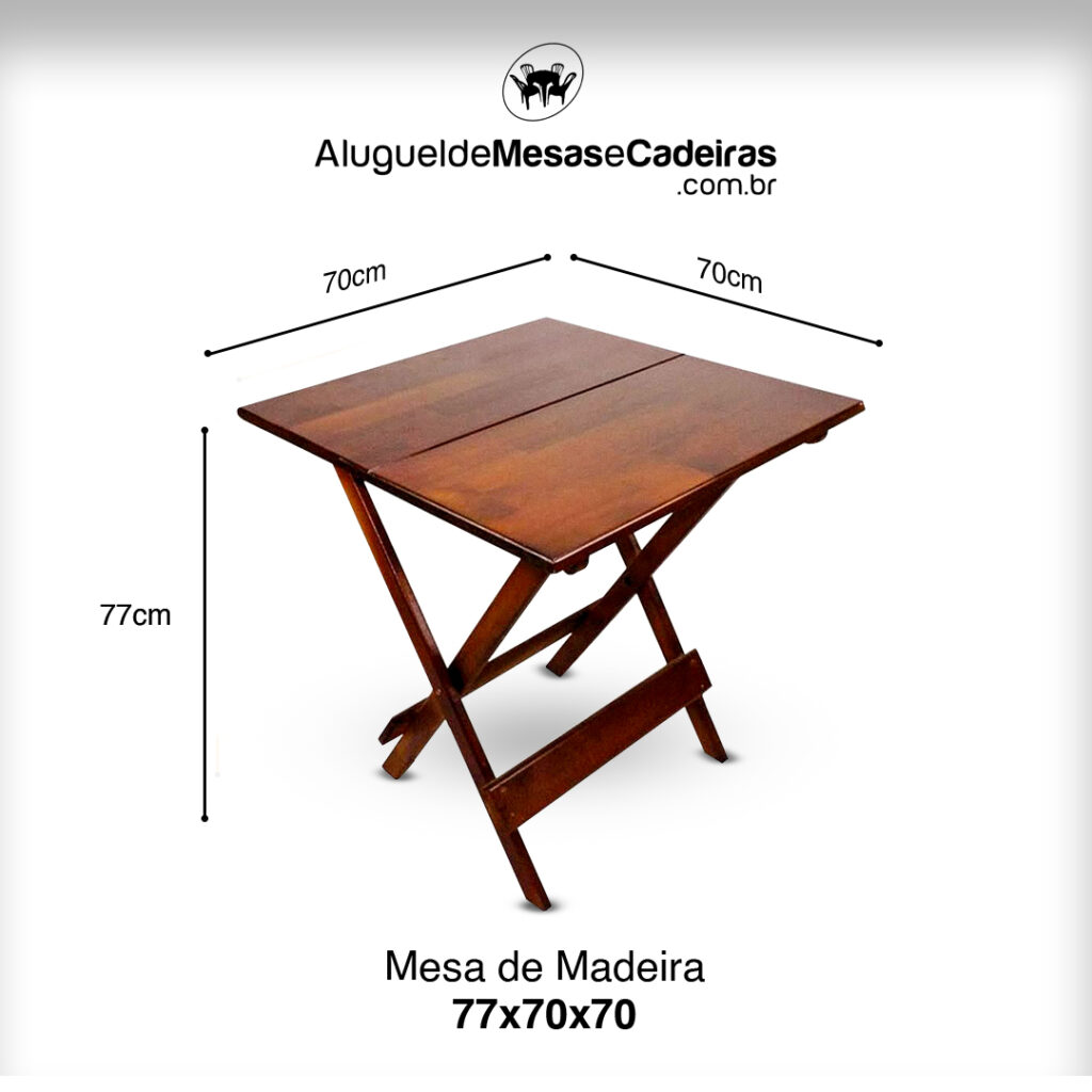Mesa de madeira premium