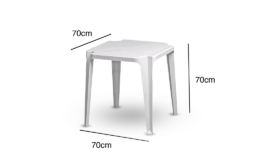 Aluguel de Mesa Plástica